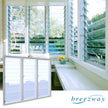 Easyscreen Window System 3 Bays of 152mm x 12 Blades