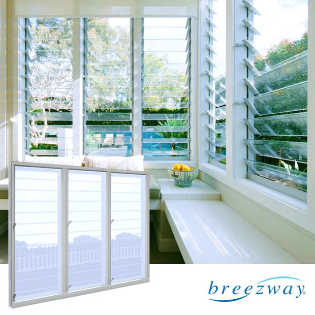 Easyscreen Window System 3 Bays of 152mm x 12 Blades
